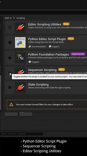 How to setup Python scripting in Unreal Engine 5