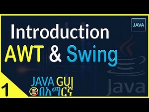 Java GUI #1 Introduction to java GUI. AWT and SWING.