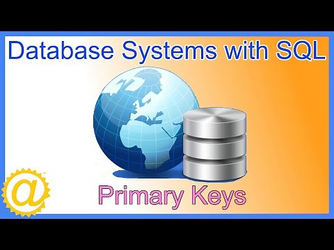 Database Systems - Primary Keys - Creating Tables with a Primary Key in SQL