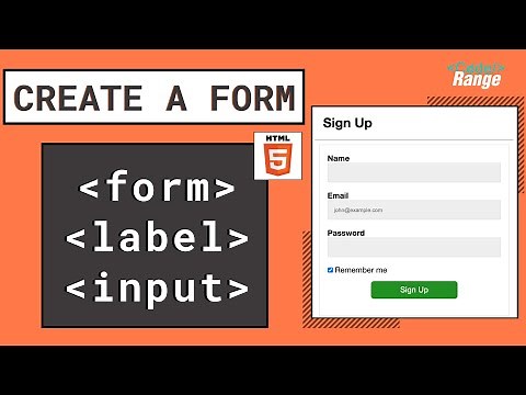 [HTML-Tutorial-19] Basic Form | form, input, label, button elements | Web Development for Beginners