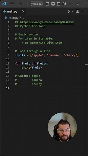 Python For Loops in 60 Seconds: Easy Iteration Explained!