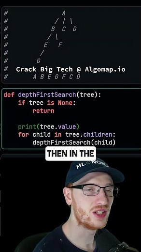Depth First Search (DFS) Algorithm Python Implementation