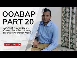 2.20 Classical ALV Report with List Display