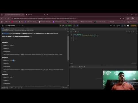 🔥 LeetCode 3713 | Longest Balanced Substring I (12-02-2026) | Easy & Clear Explanation