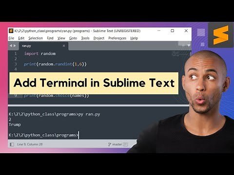 How to add terminal in Sublime Text Editor 2023 | Command Prompt 2023