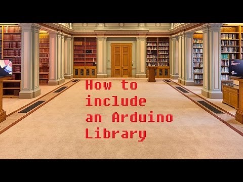 How to include arduino library