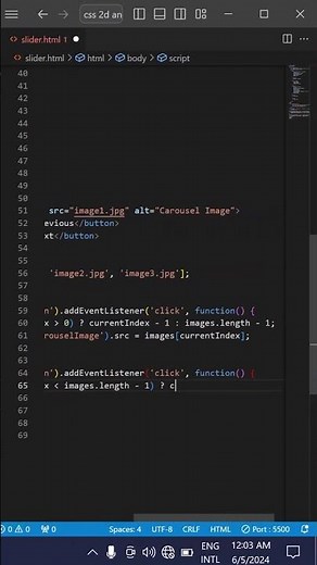 Build an Image Carousel with HTML, CSS, and JavaScript