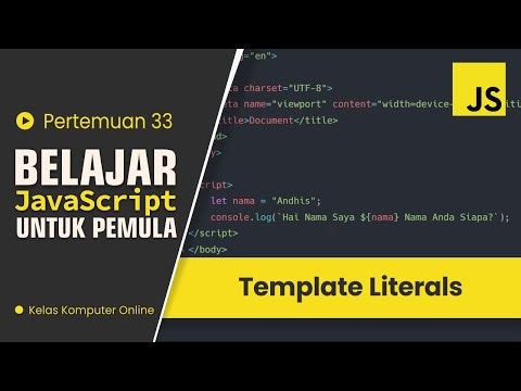 Learn JavaScript From Scratch: Understanding Template Literals with Simple Examples