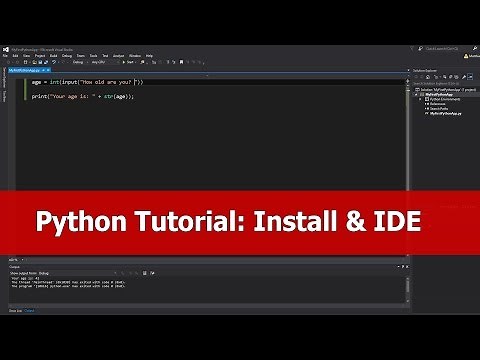 Python Tutorial for Beginners: Install for Visual Studio 2015