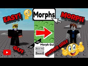How To Make a Morph GUI That Only The Owner Can Use in Roblox Studio