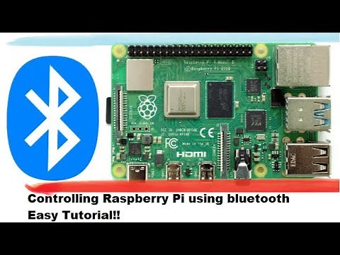 How to control Raspberry pi 3 or 4 using Bluetooth for beginners | Easy tutorial!!
