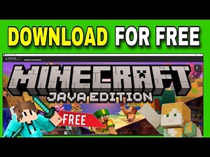 How to Get MINECRAFT Java for FREE on PC ✅ Download and Install FREE Minecraft on PC (Java Edition)