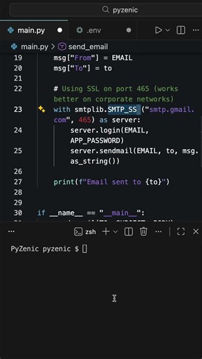 I Let Python Send My Emails… Now I’m Lazy 😳