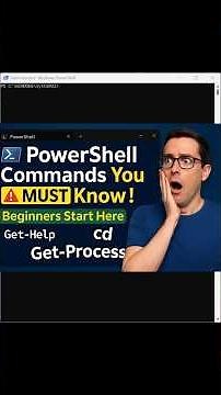 Top 5 PowerShell Commands for Beginners ⚡ Master the Basics in 60 Seconds! #shortsviral