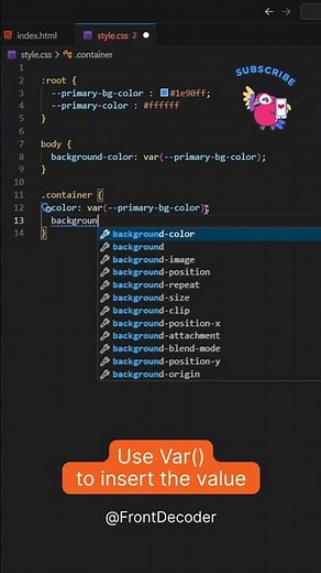 STOP Repeating Colors! The CSS Variable Trick You Need (60 Secs)