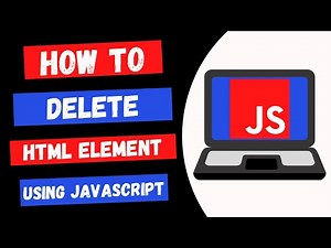 Delete HTML Element using JavaScript - Remove HTML Element - JavaScript