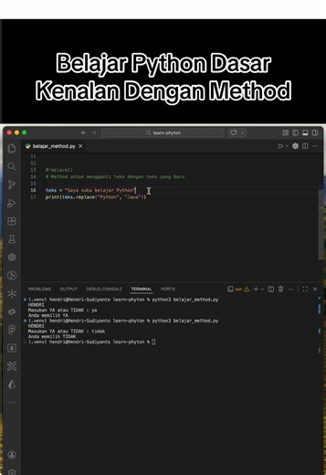 Hayo siapa nih yang belum tau banyak tentang method yang sering dipakai disebuah pemrograman python? #FullstackNotes #python #method #function #object