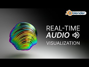 Blender real-time audio visualization using python | Tutorial (for python newbies)