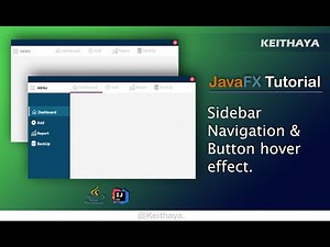 How to Create JavaFX slider navigation and button hover effect
