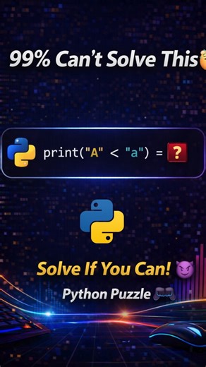 print("A" lessthan "a") Output Guess Pannunga! 😈in Tamil #shorts #shortsfeed