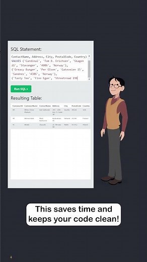 SQL INSERT INTO - Part 4 - INSERT Multiple Records #sql #programming #w3schools