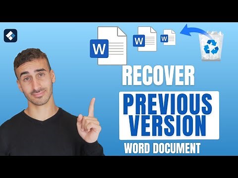 [2024 New] How to Recover Previous Version of Word Document | 100% Works