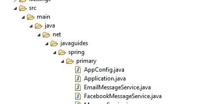 Spring @Primary Annotation Example