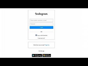 How to create Instagram Log in page with HTML and CSS