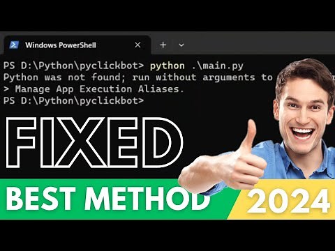 [FIXED] Python Was Not Found Run Without Arguments to Install from the Microsoft Store (2024)