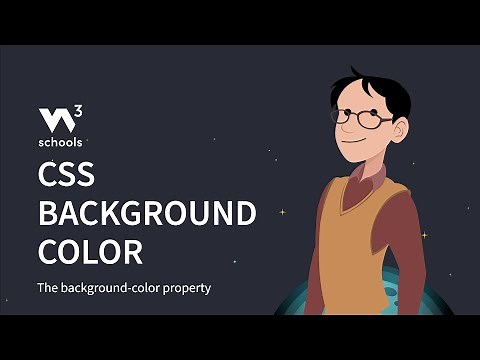 CSS - Background Colors - W3Schools.com