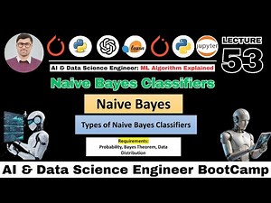 Naive Bayes Explained with Examples | Types of Naive Bayes in Python | Machine Learning | Video 7