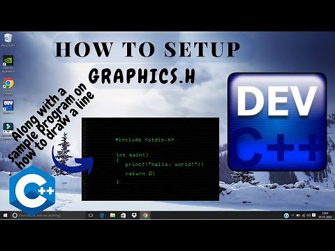 Getting Started with graphics.h Library in C++: Creating Visual Magic! || How to Setup in Dev C++