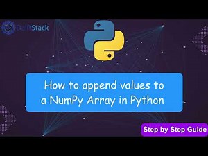 Append Values to NumPy Arrays | Master NumPy Array Appending: Append, Concatenate & Stack Explained!