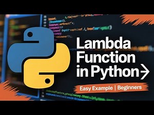 Lambda Function in Python Explained with Real Life Example | Python Tutorial for Beginners