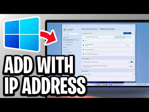 How To Add Printer Using Its IP Address - Step By Step