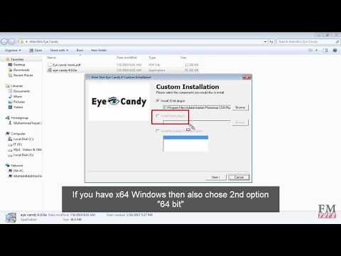 How to Install AlienSkin Eye Candy Photoshop Plugin [Tutorial]