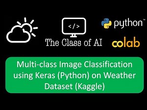 Multi-class Image Classification using Keras (Python) on Weather Dataset (Kaggle)