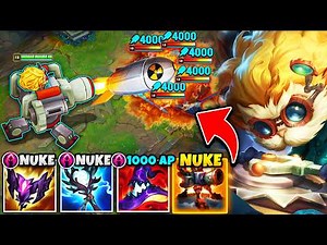 Heimerdinger but my turrets can literally 1v5 your whole team... (NUCLEAR TURRETS)