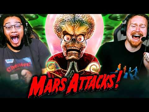 MARS ATTACKS (1996) IS CAMPY SCI-FI MADNESS!! MOVIE REACTION!! Tim Burton | Jack Nicholson