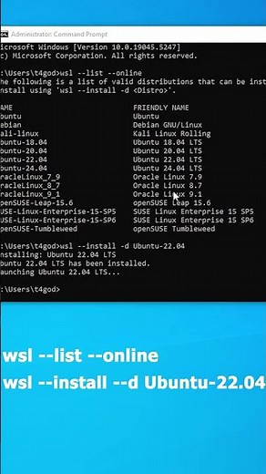 How to install Linux Ubuntu with your Windows Command Prompt