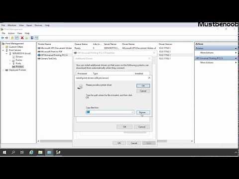 LAB GUIDE:21. Add Printer Driver Manually to Print Server 2019