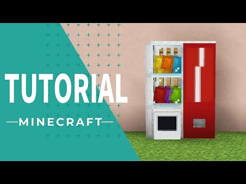 Minecraft: How to make a Working Vending Machine | 実際に使える自動販売機の作り方