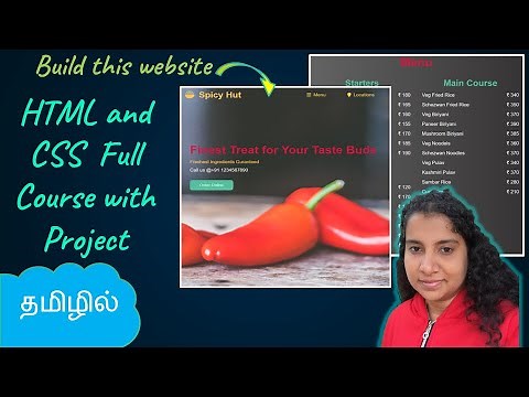 HTML and CSS Full Course with Project in Tamil | Logic First Tamil
