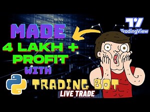 Python Trading Bot | Trading bot python tutorial | 4 lakhs + live trading profits