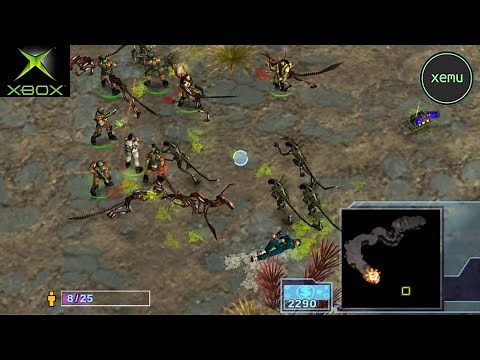 XEMU Xbox Emulator - Aliens Versus Predator: Extinction Gameplay / 4x Scale (feat/surf-scale WIP)