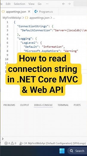 How to Read Connection String in ASP.NET Core | Web API & MVC Tutorial