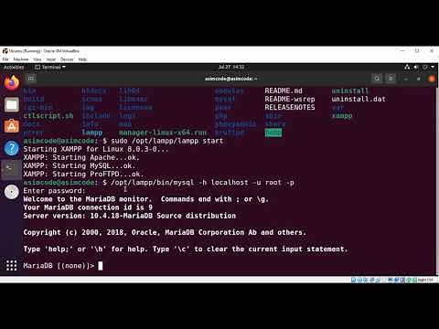 How to access the MySQL command line with XAMPP for Linux