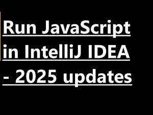 How to run javacript in intellij idea