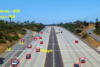 Speed detection using python and yolo v8