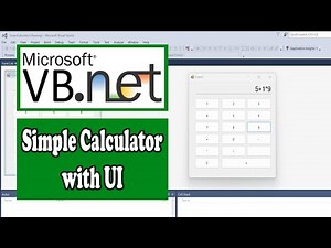How to create calculator in VB.Net Windows Forms Application